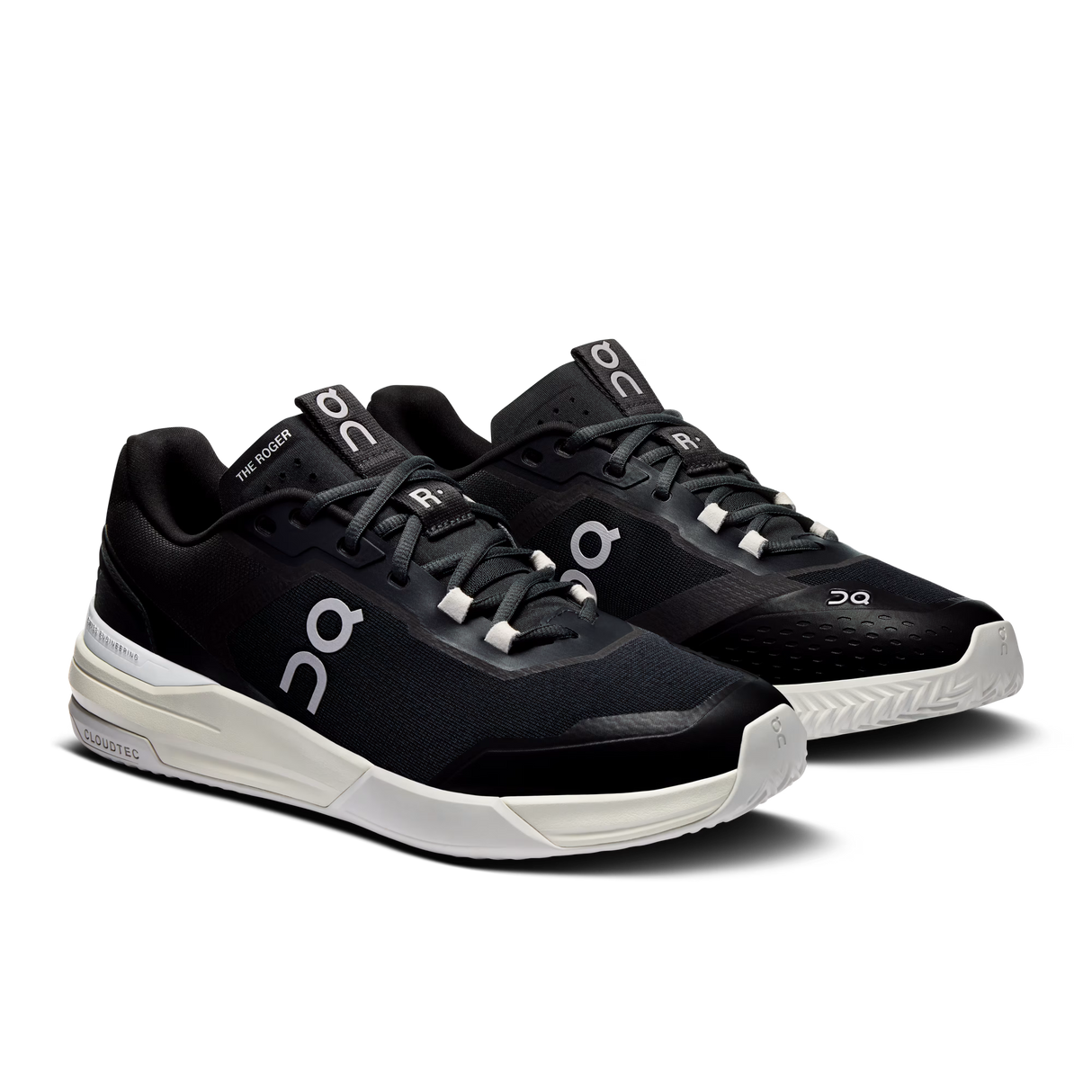 Chaussures de padel On THE ROGER Advantage Pro Clay Men Black / White