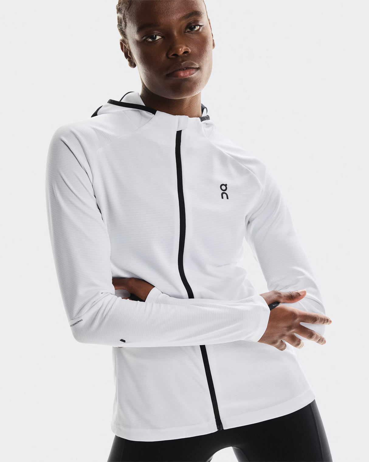 Veste On Climate Zip Hoodie Women White