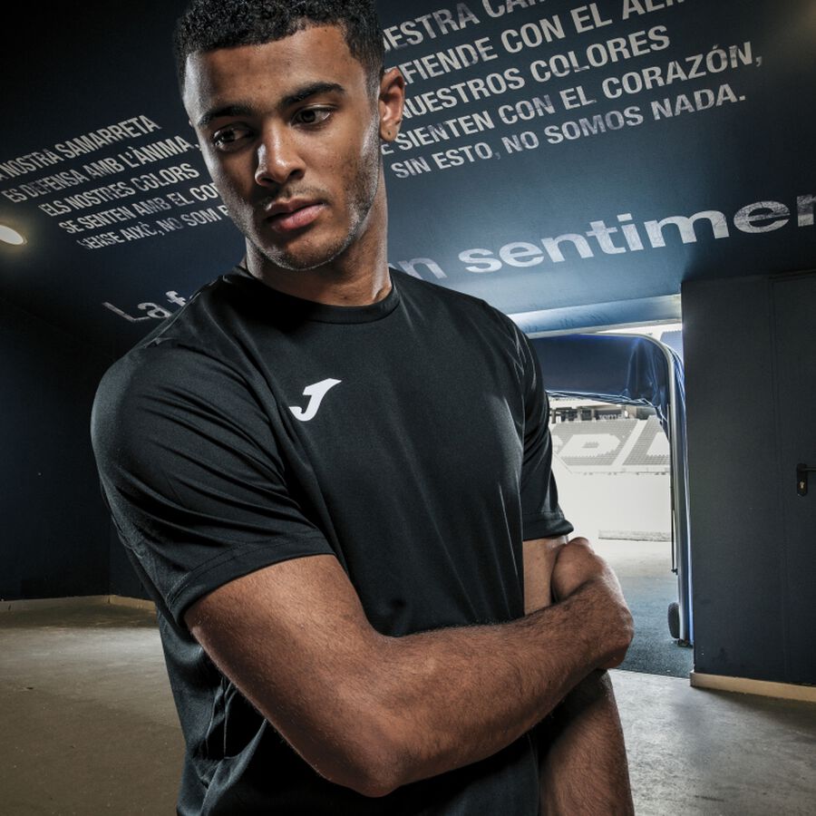 Tee Shirt de Padel Joma Combi Noir