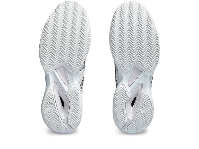 Vue du dessus Chaussures Asics Solution Speed FF 3 Clay White