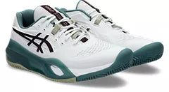 Chaussures de padel Asics Gel Resolution X Clay White / Dark Aubergine
