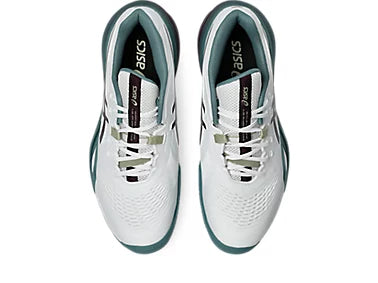 Chaussures de padel Asics Gel Resolution X Clay White / Dark Aubergine