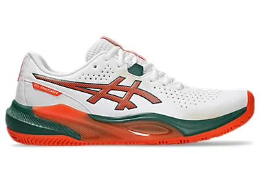 Chaussures de padel Asics Gel Challenger 15 Padel White / Energy Orange
