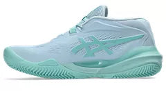 Chaussures de padel Asics Gel Resolution X Clay Light Blue / Oasis Green