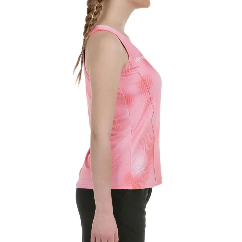 Débardeur Bullpadel Delfi Brea Chicle porté en match