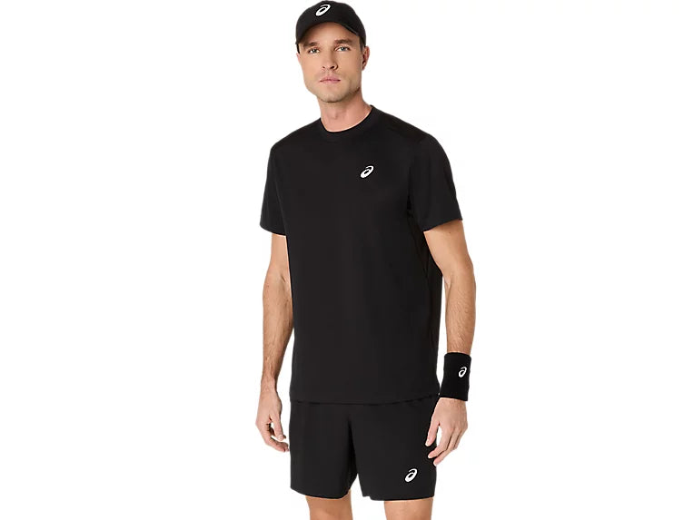 Tee Shirt de padel Asics Court SS Top Performance Black