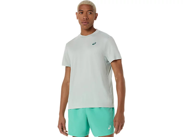 Tee Shirt de padel Asics Court SS Top Cold Moss