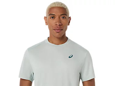 Tee Shirt de padel Asics Court SS Top Cold Moss