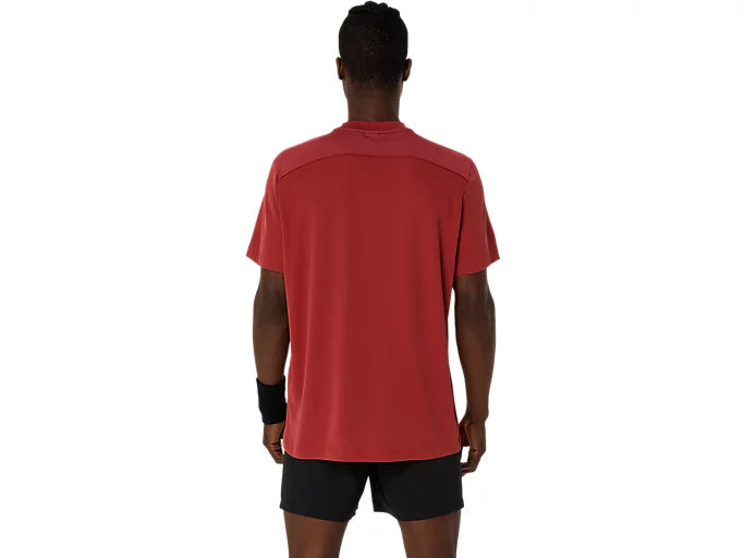 Tee Shirt Asics Court SS Top Burnt Red