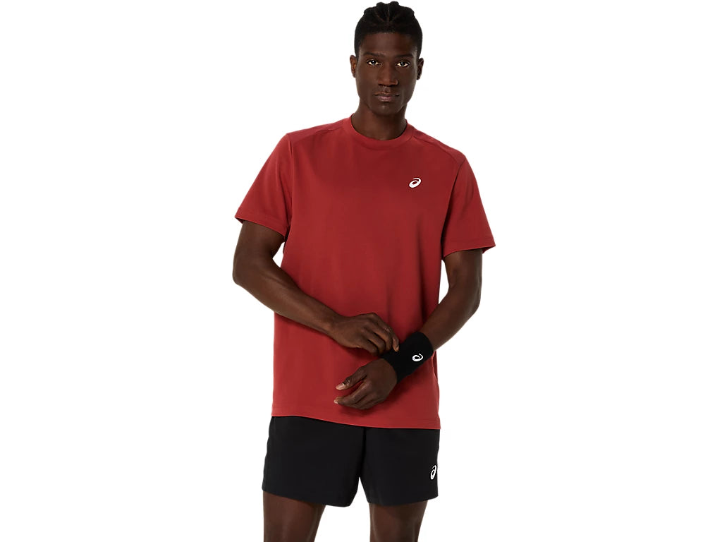 Tee Shirt Asics Court SS Top Burnt Red