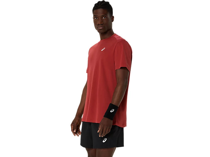 Tee Shirt Asics Court SS Top Burnt Red