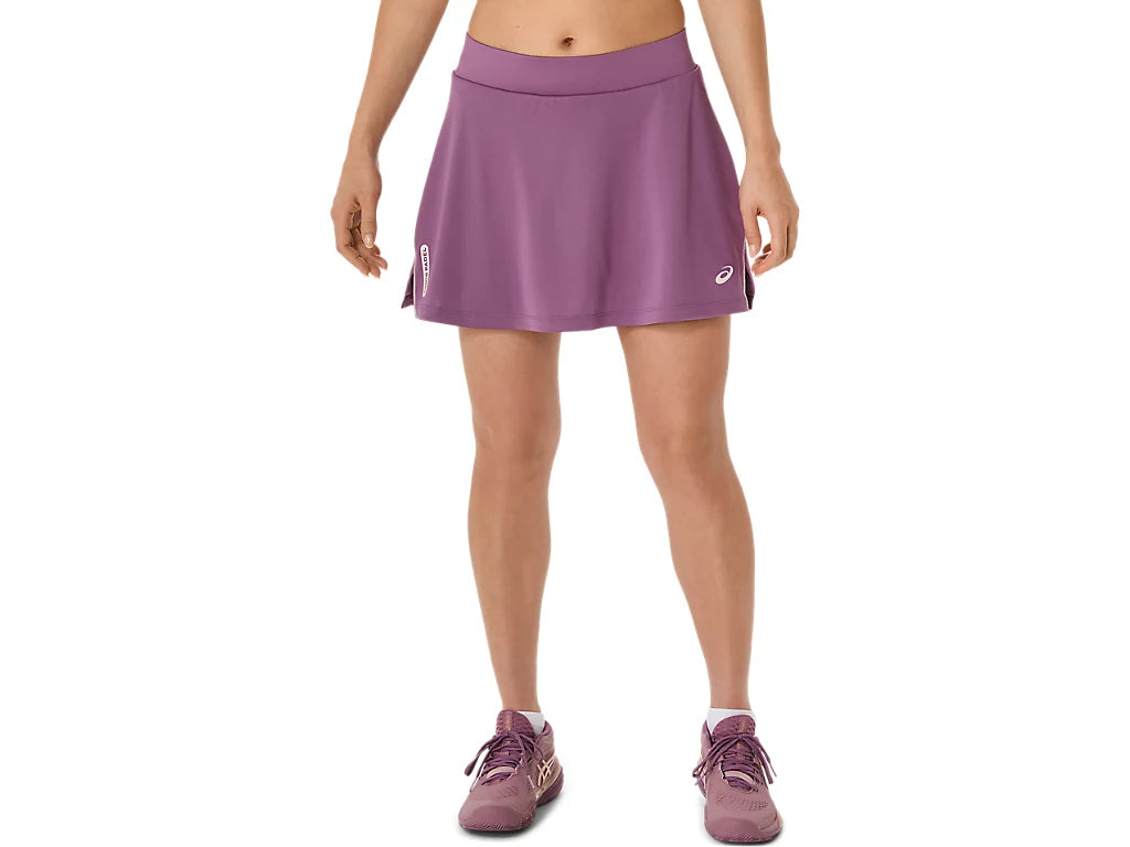 Jupe Asics Padel Court Skirt Dark Ube vue de face