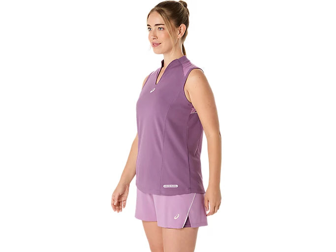 Débardeur Asics Padel Court Tank Dark Ube vue latérale