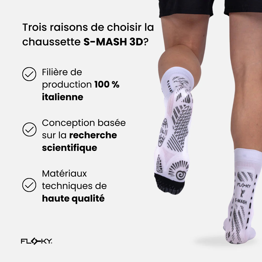 Chaussettes Floky S-Mash 3D Black
