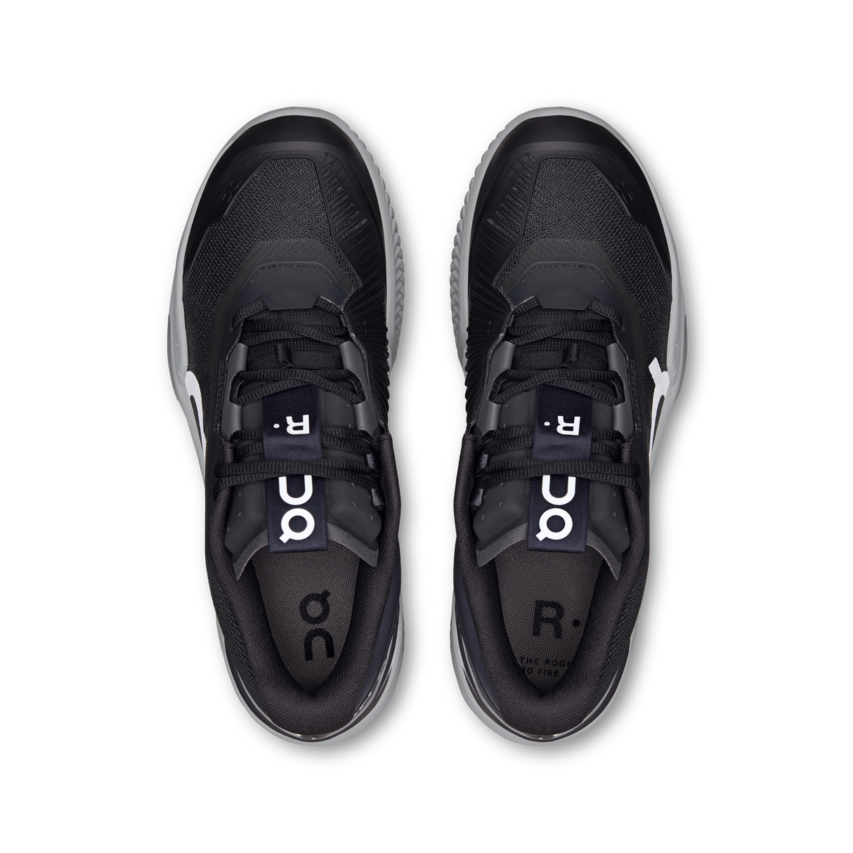 Chaussures de padel On THE ROGER Pro Fire Clay Men Black Eclipse