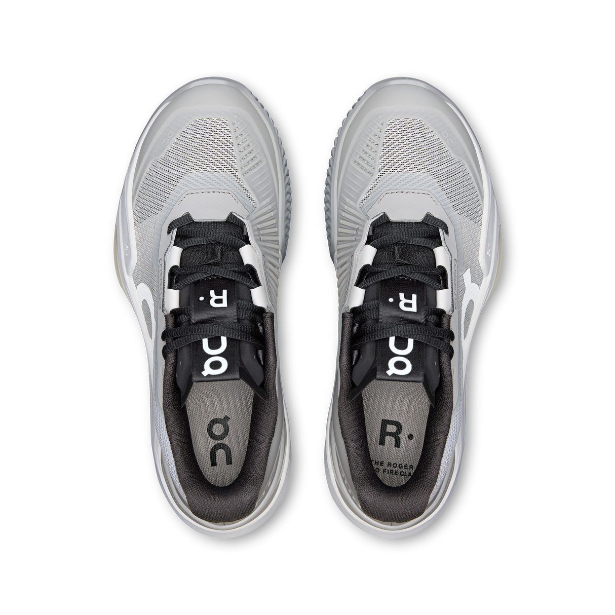 Chaussures de padel On THE ROGER Pro Fire Clay Women Glacier Black