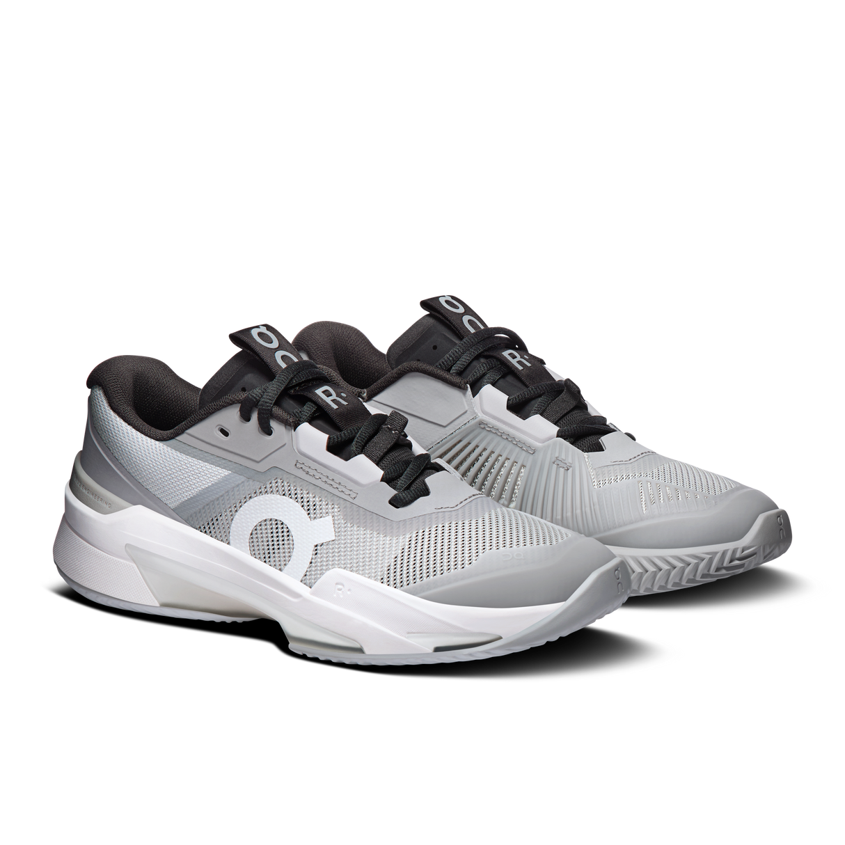 Chaussures de padel On THE ROGER Pro Fire Clay Women Glacier Black