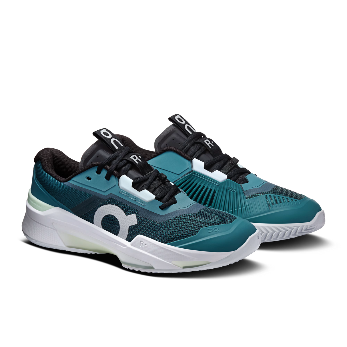 Chaussures de padel On THE ROGER Pro Fire Clay Men Storm / White