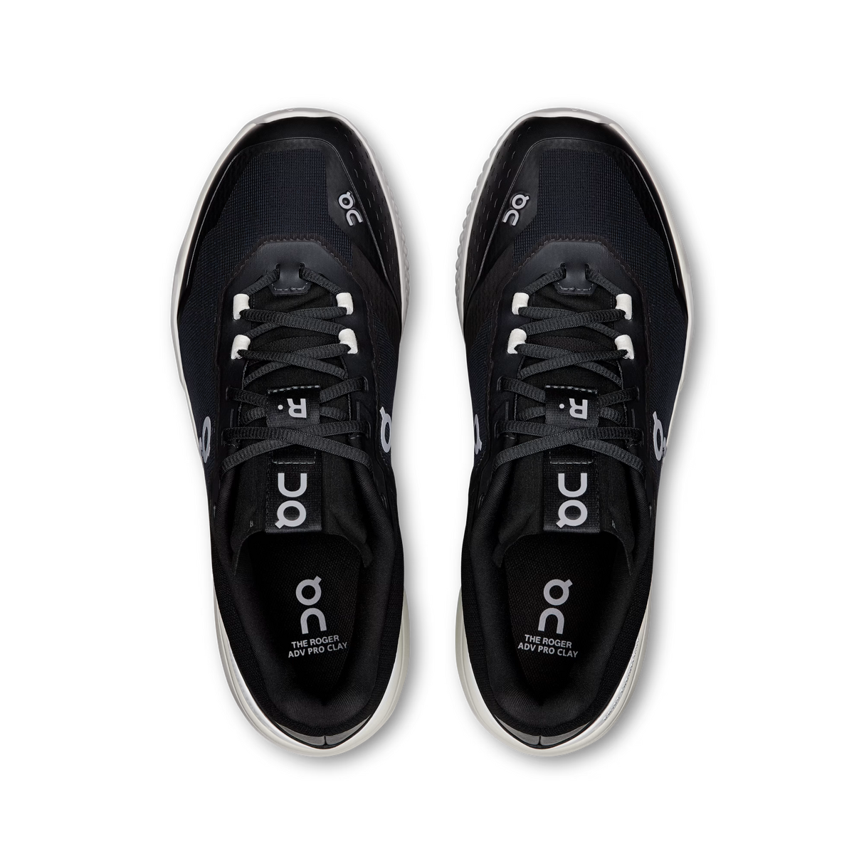 Chaussures de padel On THE ROGER Advantage Pro Clay Men Black / White