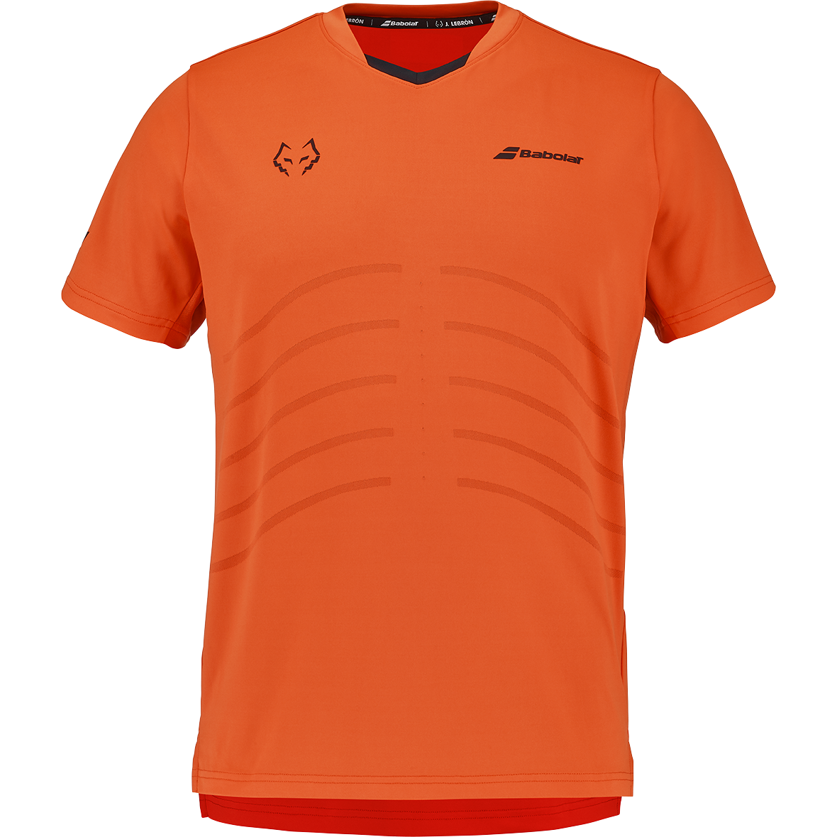 Tee Shirt de padel Babolat Lebron Replica Red Orange