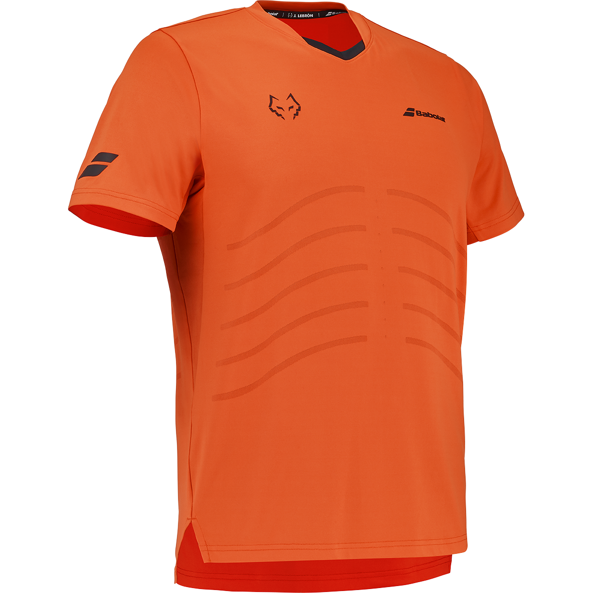 Tee Shirt de padel Babolat Lebron Replica Red Orange