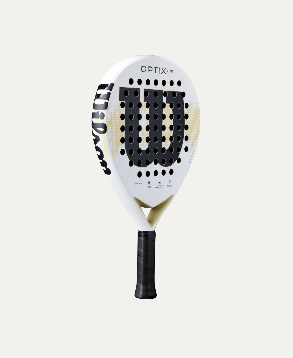 Raquette de padel Wilson Optix V2 Lite White