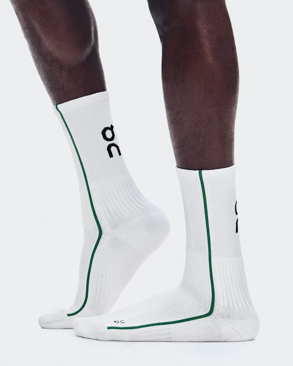 Chaussettes On Court Sock High White / Neem