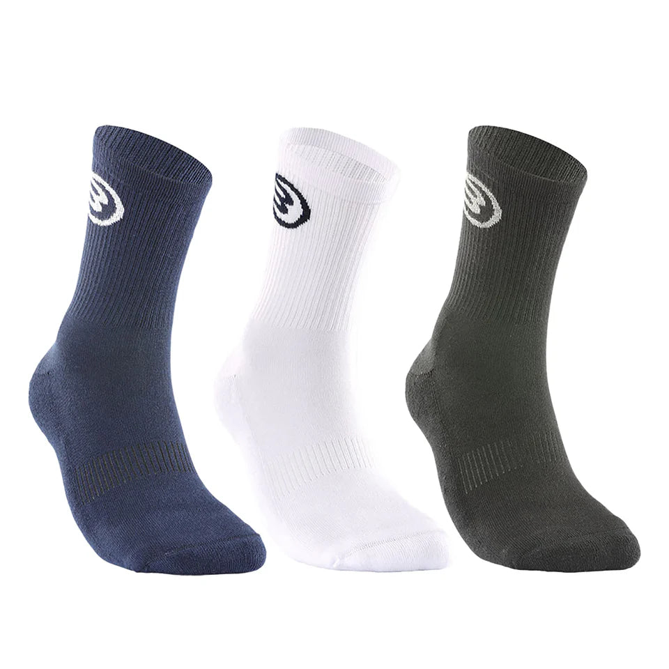 Lot de 3 Chaussettes Bullpadel Hautes pour confort et performance