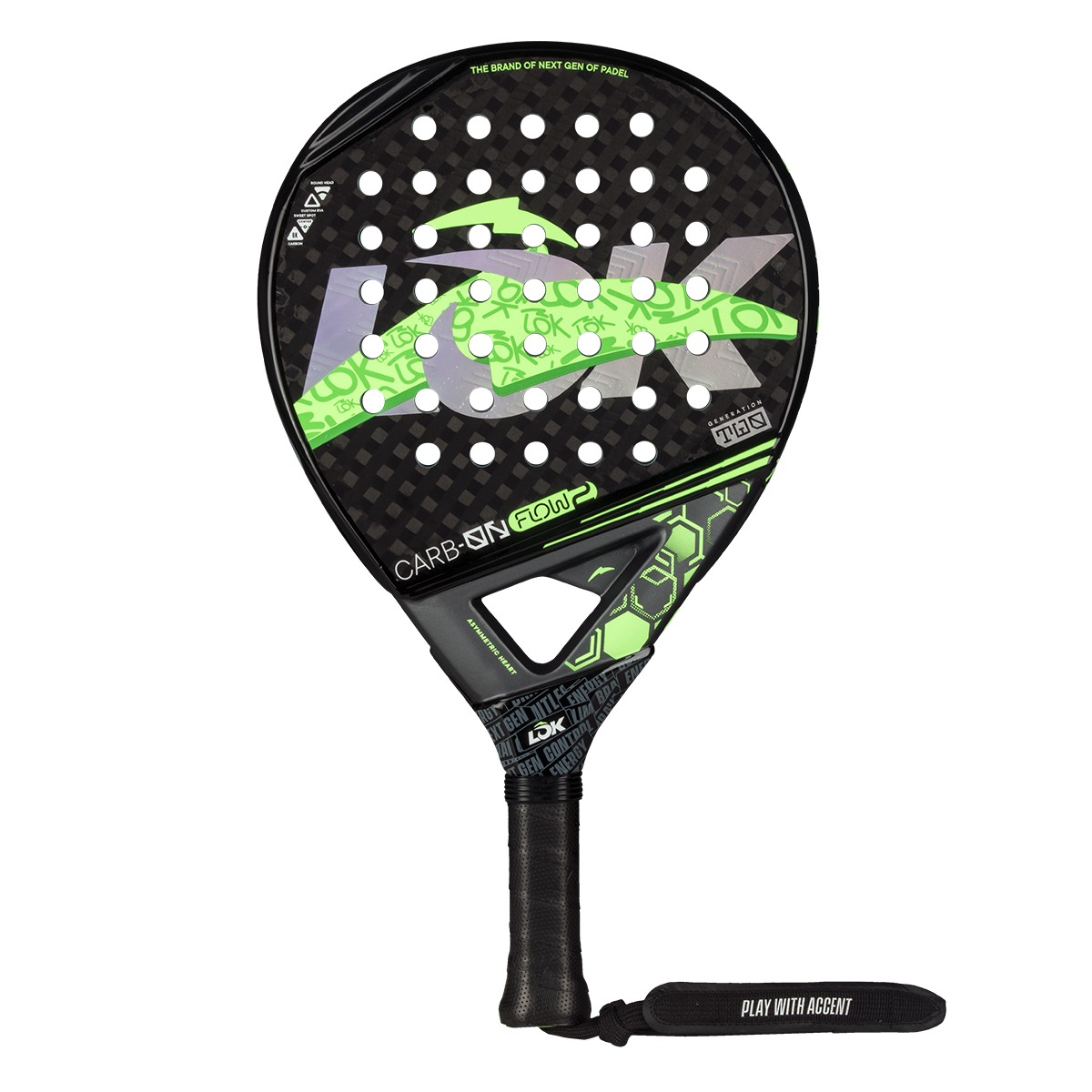 Raquette de padel Lok Carbon Flow Gen 2