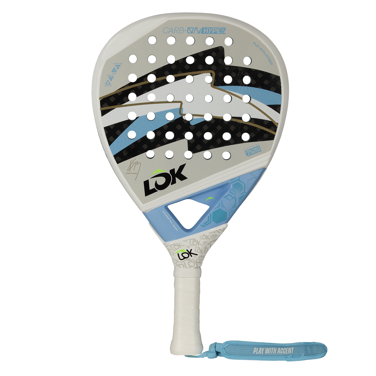 Raquette de padel Lok Carbon Hype 2 Franco Dal Bianco
