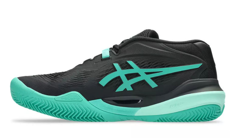 Chaussures de padel Asics Gel Resolution X Clay Black Aurora Green