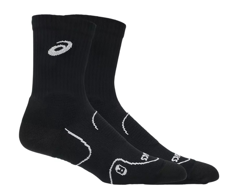 Chaussettes de padel Asics Court+ Tennis Crew Performance Black