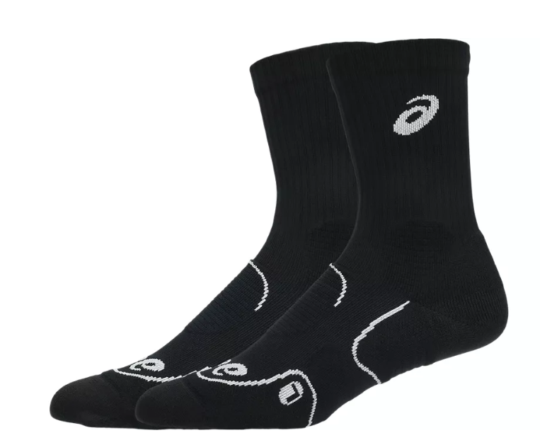 Chaussettes de padel Asics Court+ Tennis Crew Performance Black