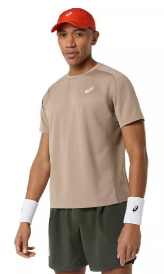 Tee Shirt de padel Asics Game SS Top - Greige