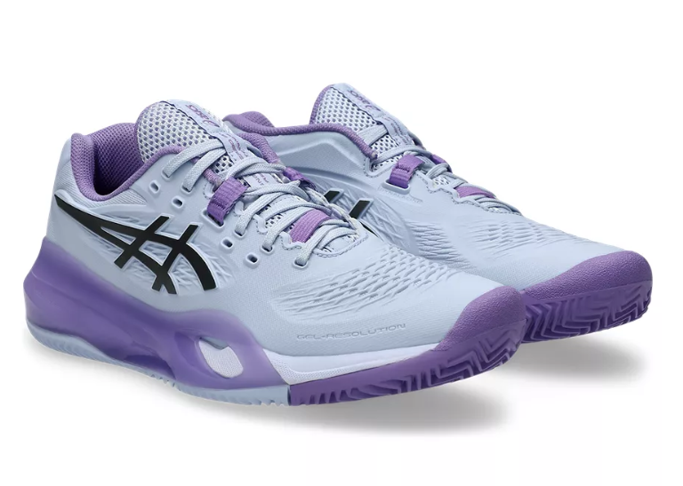 Chaussures de padel Asics Gel Resolution X Clay "Night Energy" - Blue Fade / Gunmetal