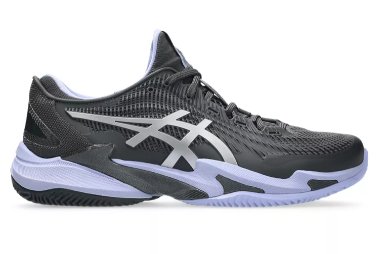 Chaussures de padel Asics Court FF 3 Clay "Night Energy" - Graphite Grey / Pure Silver