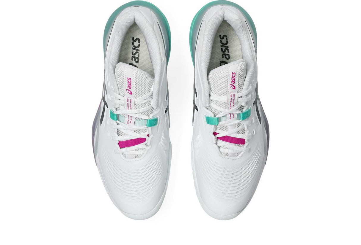 Chaussures de padel Asics Gel Resolution X Clay White Aurora Green
