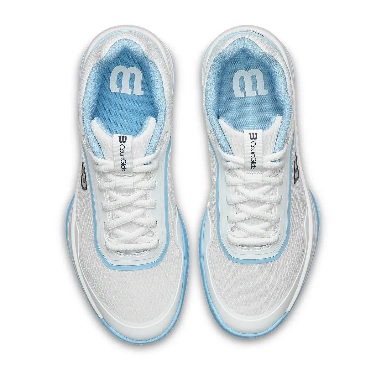 Chaussures de padel Wilson Court Glide Women White/Airy Blue/Navy
