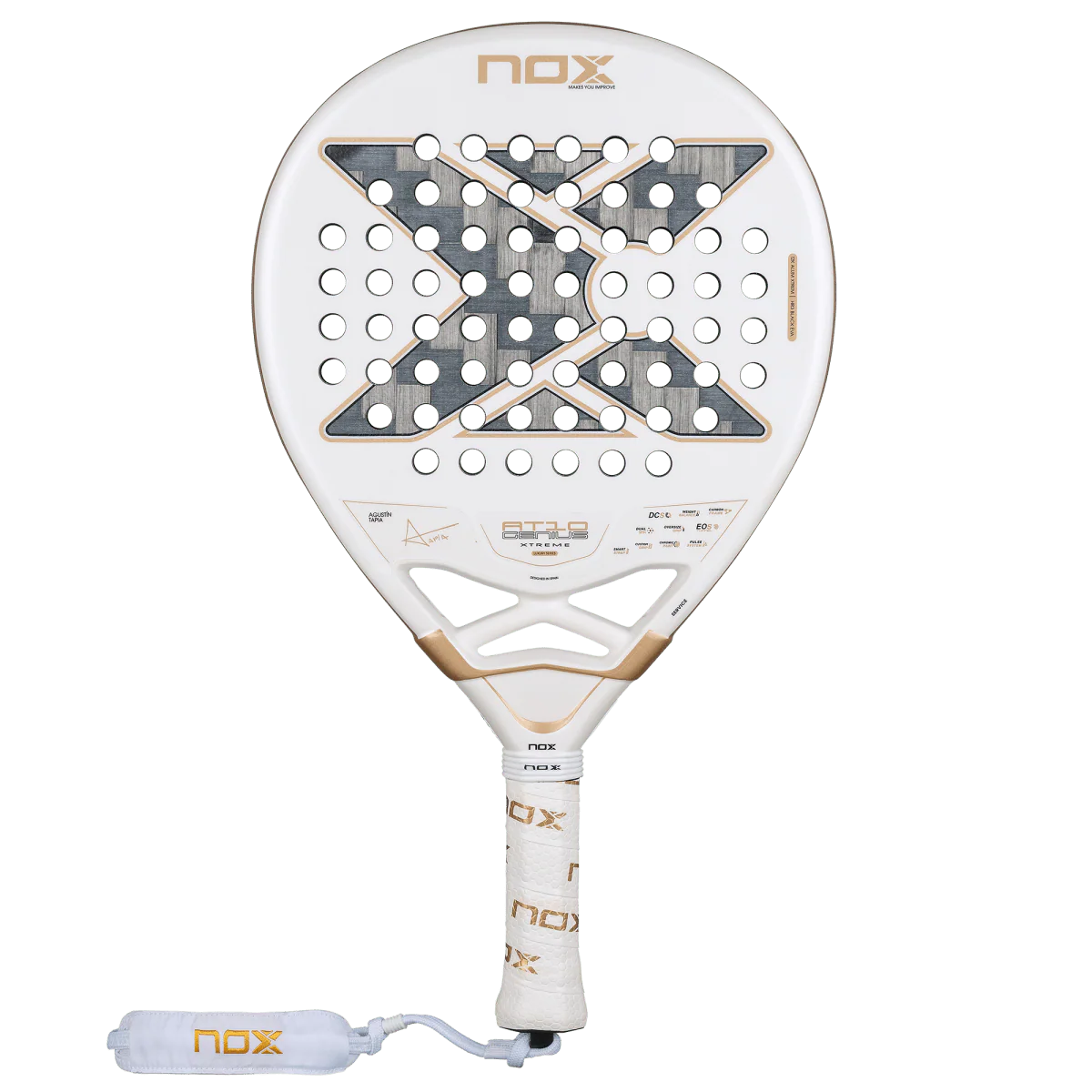 Raquette de padel Nox AT10 Luxury Genius 12K Alum XTREM 2026 by Agustín Tapia