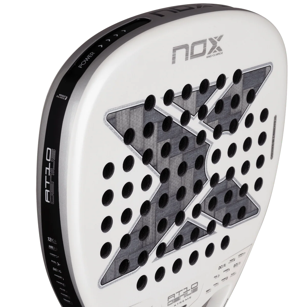 Raquette de padel Nox AT10 Luxury Genius Attack 12K Alum XTREM 2026 by Agustín Tapia