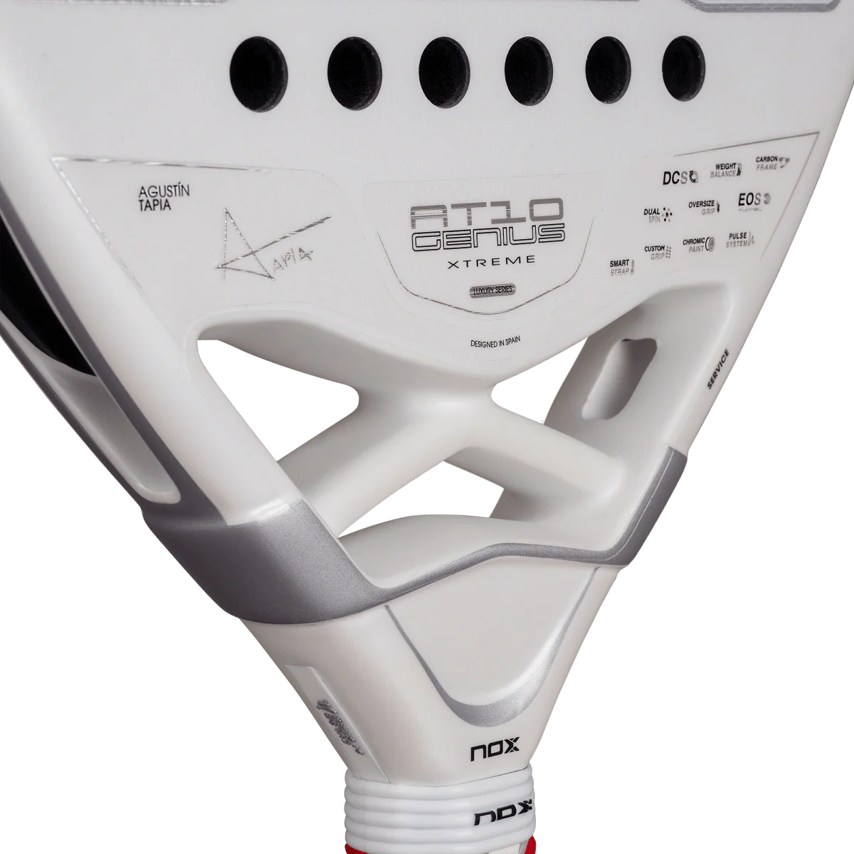 Raquette de padel Nox AT10 Luxury Genius Attack 12K Alum XTREM 2026 by Agustín Tapia