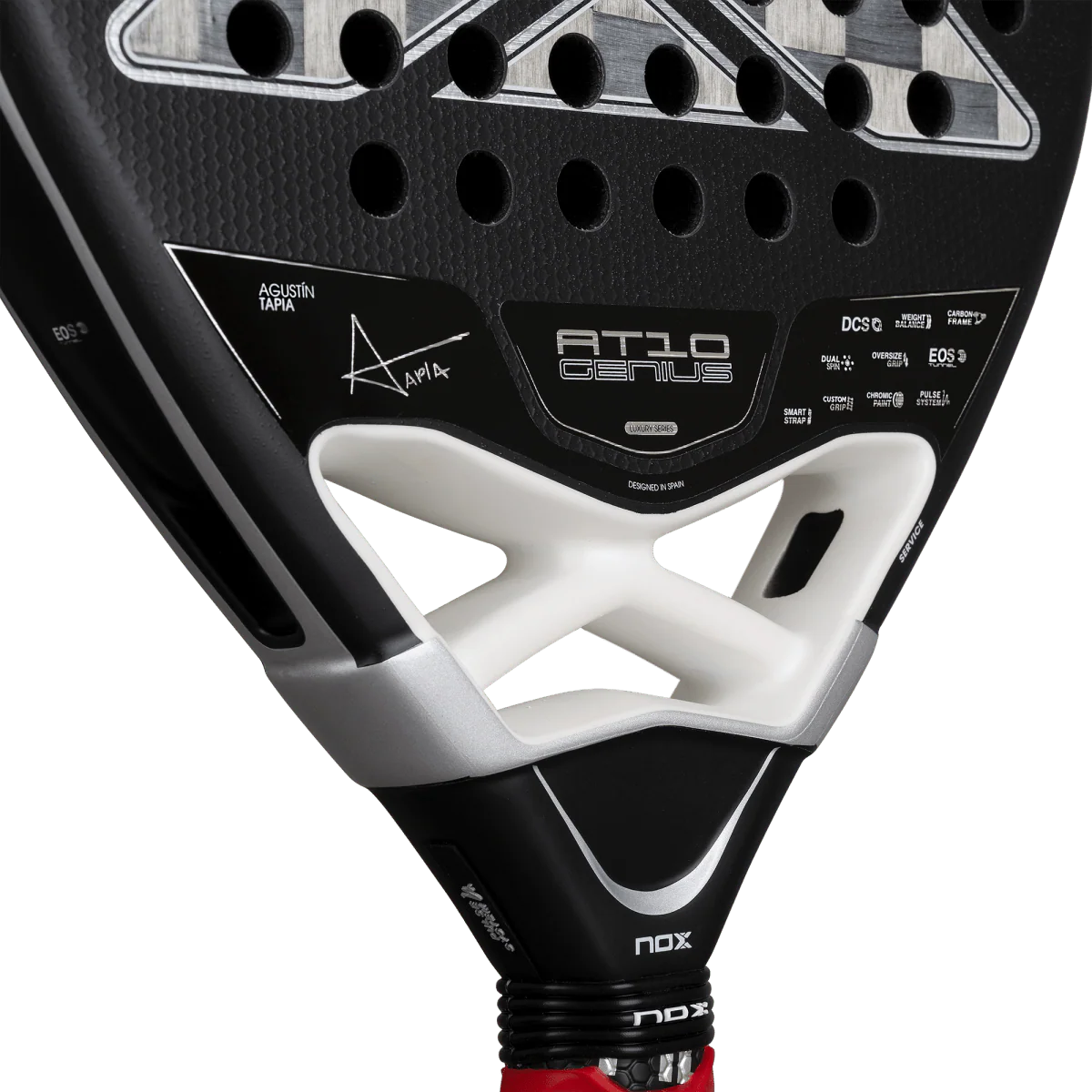 Raquette de padel Nox AT10 Luxury Genius Attack 18K Alum 2026 by Agustín Tapia