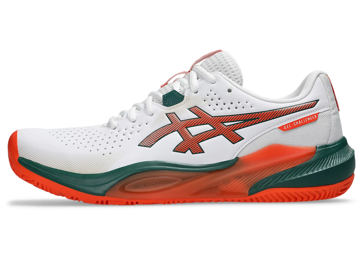 Chaussures de padel Asics Gel Challenger 15 Padel White / Energy Orange