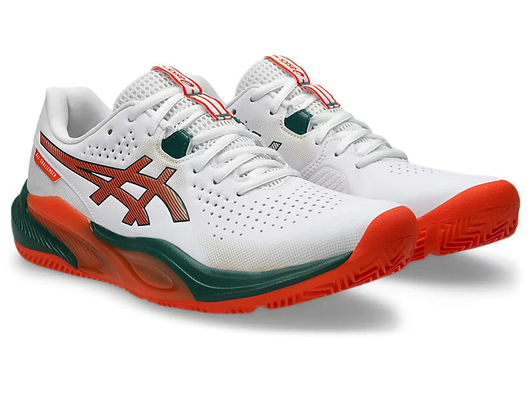 Chaussures de padel Asics Gel Challenger 15 Padel White / Energy Orange