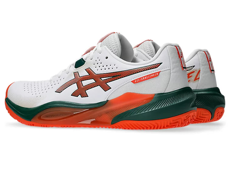 Chaussures de padel Asics Gel Challenger 15 Padel White / Energy Orange