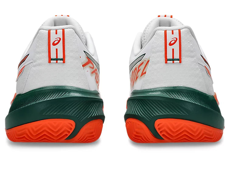 Chaussures de padel Asics Gel Challenger 15 Padel White / Energy Orange
