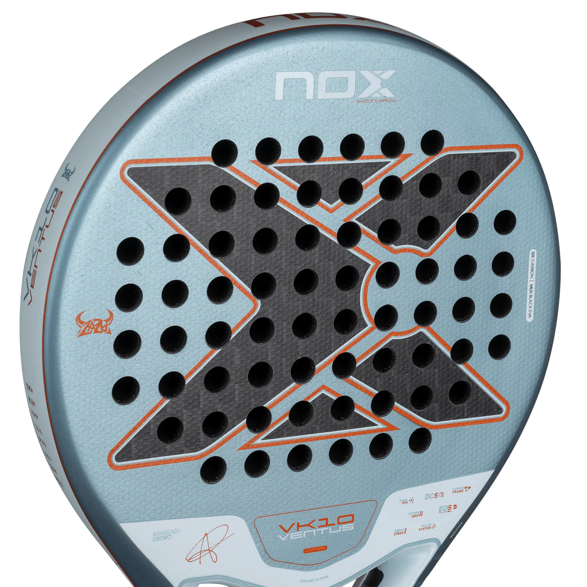 Raquette de padel Nox VK10 Ventus Control 12K by Aranzazu Osoro