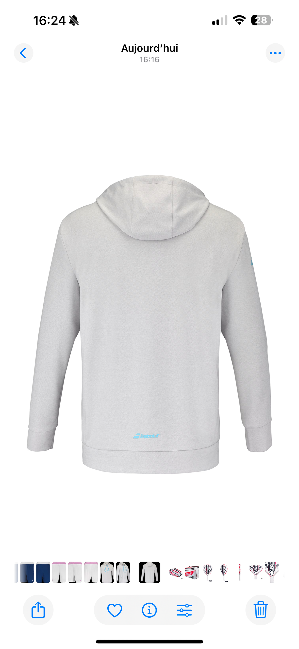 Sweat Babolat Lebron Vapor