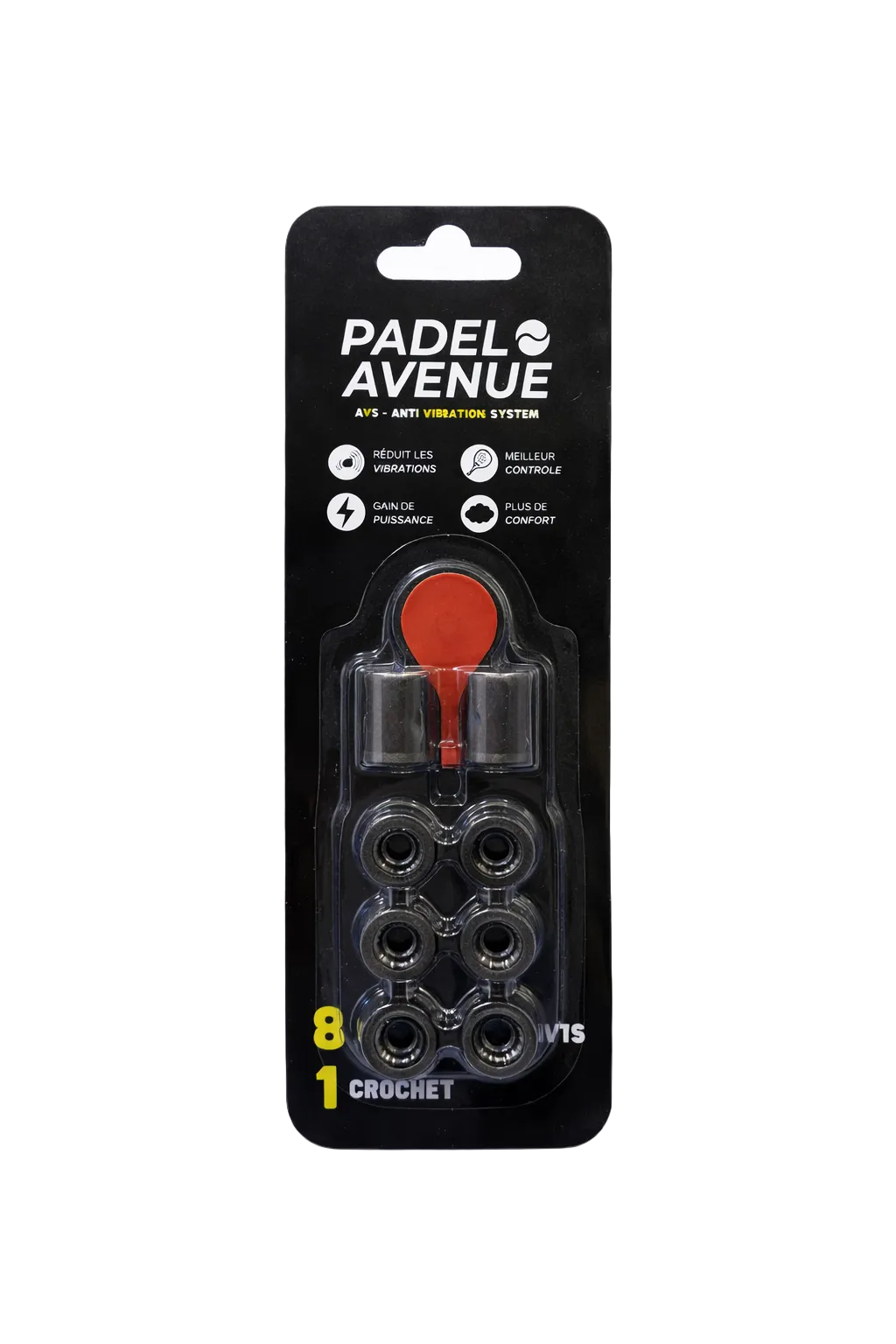 Antivibrateurs de padel "AVS" Noir