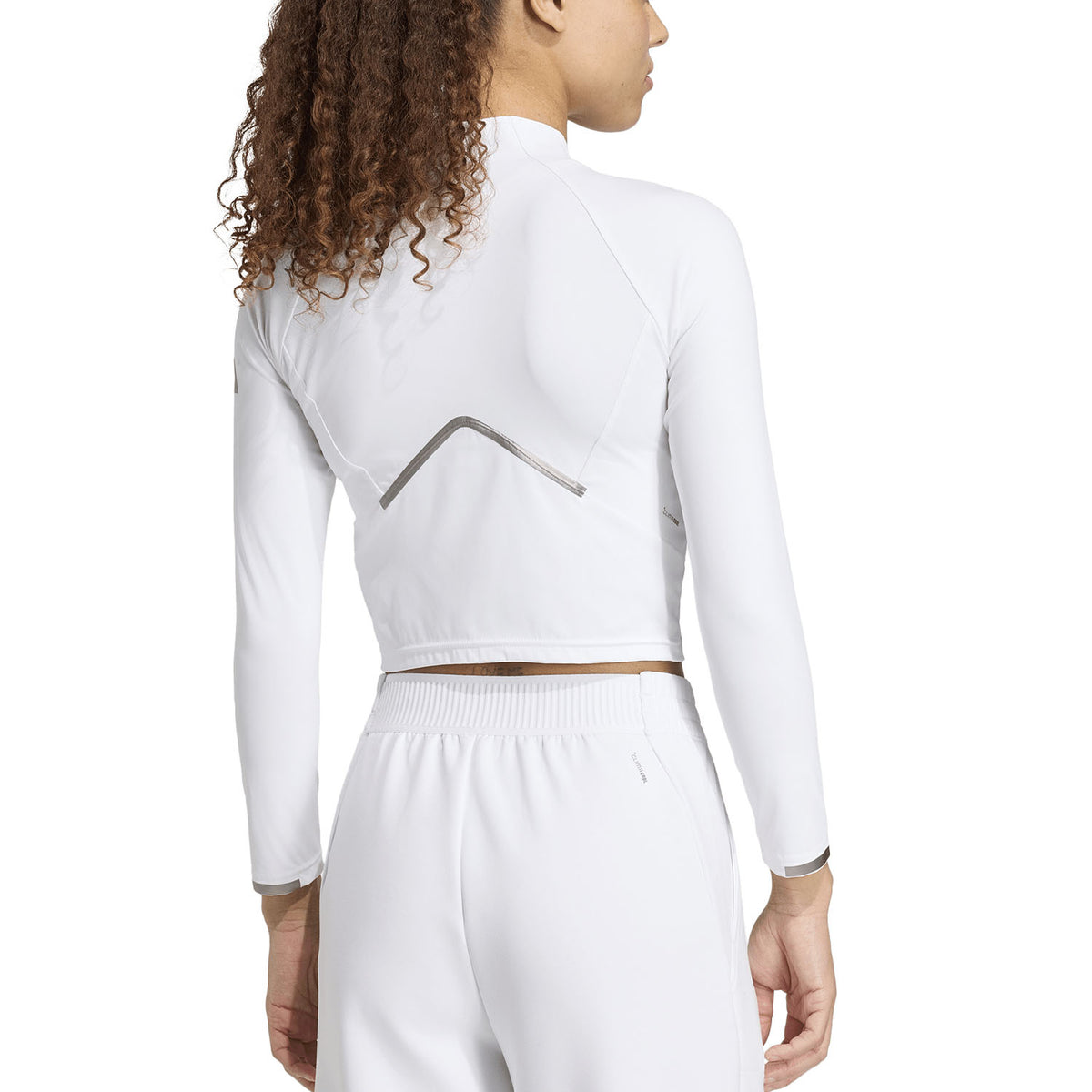 Veste de Padel Adidas Pro Manches Longues White